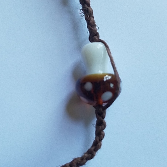 Hemp Mushroom anklet - Picture 4 of 6